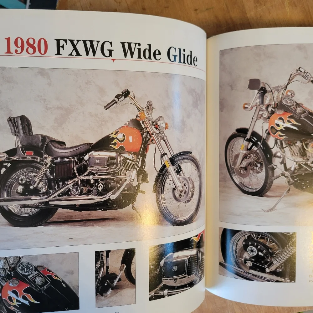 Harley-Davidson Rolling Sculpture Book ~ Pictorial Celebration of First 95 Years